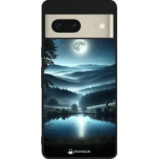 Coque Google Pixel 7 - Silicone rigide noir Night Sky View