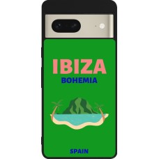 Coque Google Pixel 7 - Silicone rigide noir Pop Summer Destination Ibiza