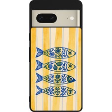 Coque Google Pixel 7 - Silicone rigide noir Portuguese fish 2026