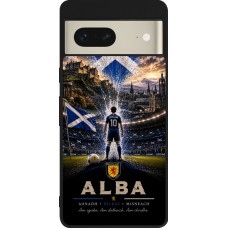 Google Pixel 7 Case Hülle - Silikon schwarz Fussball Schottland splash 2026