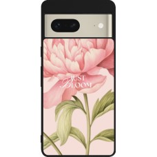 Coque Google Pixel 7 - Silicone rigide noir Just Bloom 2026