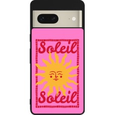 Google Pixel 7 Case Hülle - Silikon schwarz Sun sun 2026