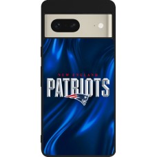 Google Pixel 7 Case Hülle - Silikon schwarz Super Bowl 26 Patriots 2