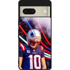Coque Google Pixel 7 - Silicone rigide noir Super Bowl 26 Patriots 3