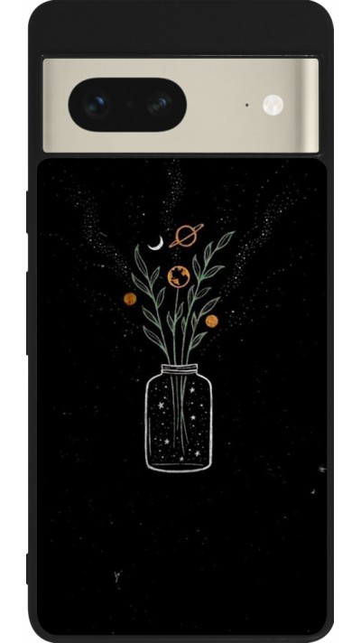 Coque Google Pixel 7 - Silicone rigide noir Vase black