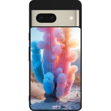 Coque Google Pixel 7 - Silicone rigide noir Artificial vegetation 2025