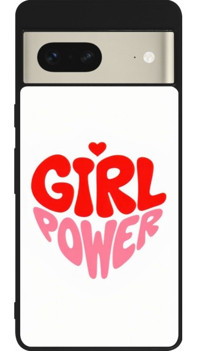Coque Google Pixel 7 - Silicone rigide noir Womens day 2026 6