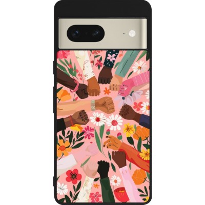 Google Pixel 7 Case Hülle - Silikon schwarz Womens day 2026 8