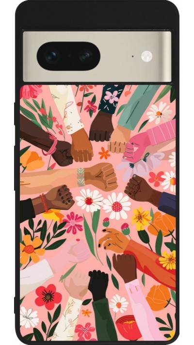 Coque Google Pixel 7 - Silicone rigide noir Womens day 2026 8