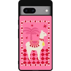 Coque Google Pixel 7a - Silicone rigide noir Alpaca 2026