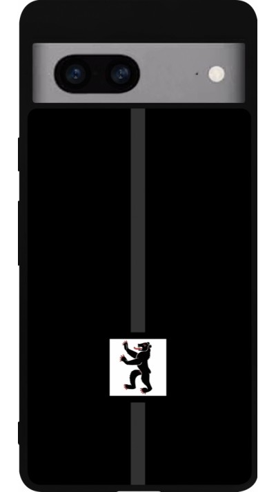 Google Pixel 7a Case Hülle - Silikon schwarz Kanton AI schwarz