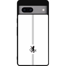 Google Pixel 7a Case Hülle - Silikon schwarz Kanton AR weiss