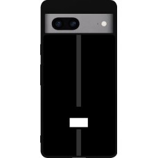Coque Google Pixel 7a - Silicone rigide noir Canton FR noir