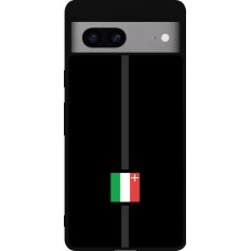 Coque Google Pixel 7a - Silicone rigide noir Canton NE noir