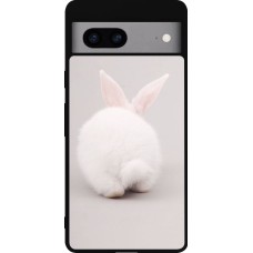 Google Pixel 7a Case Hülle - Silikon schwarz Easter 2024 bunny butt