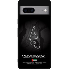 Google Pixel 7a Case Hülle - Silikon schwarz F1 Track 2025 Abu Dhabi