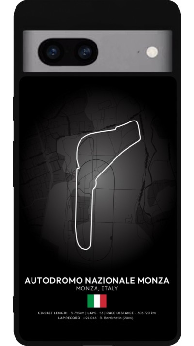 Google Pixel 7a Case Hülle - Silikon schwarz F1 Track 2025 Italy