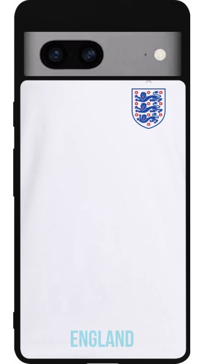 Google Pixel 7a Case Hülle - Silikon schwarz England 2022 personalisierbares Fußballtrikot