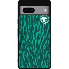 Google Pixel 7a Case Hülle - Silikon schwarz Saudi-Arabien 2022 personalisierbares Fussballtrikot