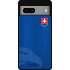 Google Pixel 7a Case Hülle - Silikon schwarz Fussballtrikot Slowakei