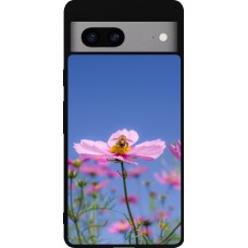 Google Pixel 7a Case Hülle - Silikon schwarz Bee on a flower Spring 2026