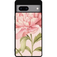 Google Pixel 7a Case Hülle - Silikon schwarz Just Bloom Spring 2026