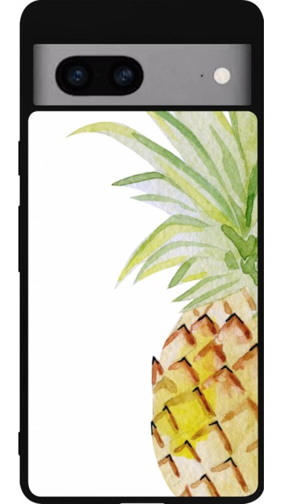 Coque Google Pixel 7a - Silicone rigide noir Summer 2021 06
