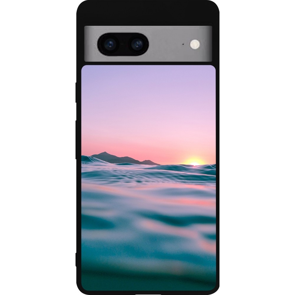 Coque Google Pixel 7a - Silicone rigide noir Summer 2021 12