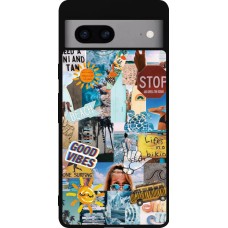 Coque Google Pixel 7a - Silicone rigide noir Summer 2021 15