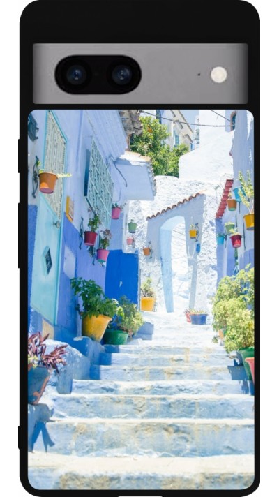 Google Pixel 7a Case Hülle - Silikon schwarz Summer 2021 18