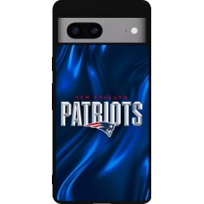Coque Google Pixel 7a - Silicone rigide noir Super Bowl 26 Patriots 2