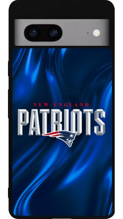 Google Pixel 7a Case Hülle - Silikon schwarz Super Bowl 26 Patriots 2