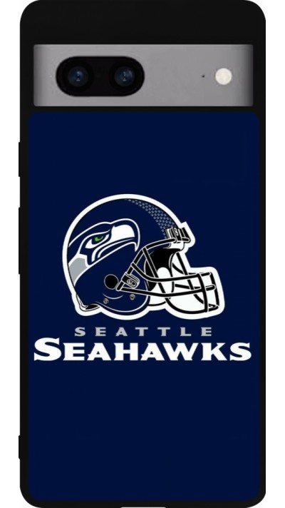 Google Pixel 7a Case Hülle - Silikon schwarz Super Bowl 26 Seattle 3