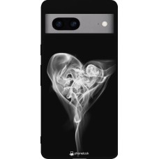 Google Pixel 7a Case Hülle - Silikon schwarz Valentine 2022 Black Smoke