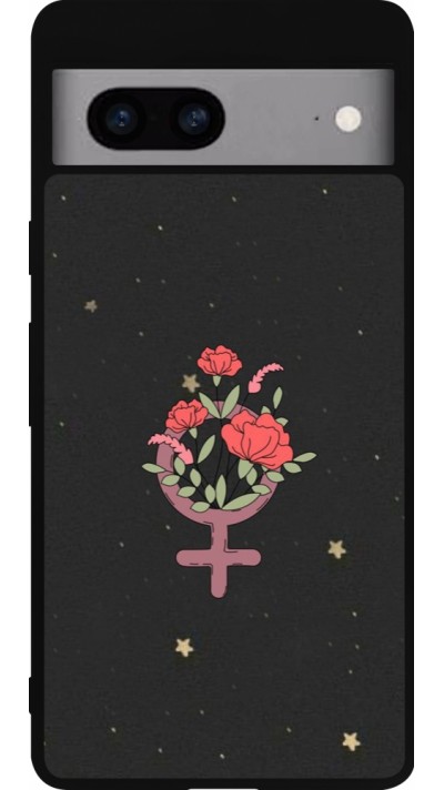 Coque Google Pixel 7a - Silicone rigide noir Womens day 2026 1