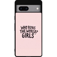 Coque Google Pixel 7a - Silicone rigide noir Womens day 2026 3