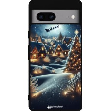 Google Pixel 7a Case Hülle - Silikon schwarz Weihnachten 2023 Weihnachten steht vor der Tür