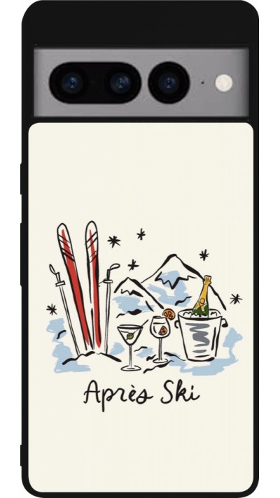 Coque Google Pixel 7 Pro - Silicone rigide noir After the sky 2026