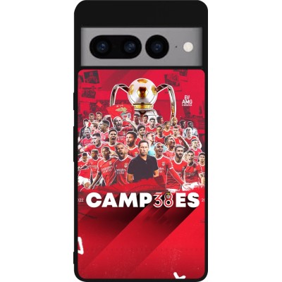 Google Pixel 7 Pro Case Hülle - Silikon schwarz Benfica Campeoes 2023