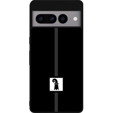 Google Pixel 7 Pro Case Hülle - Silikon schwarz Kanton BS schwarz