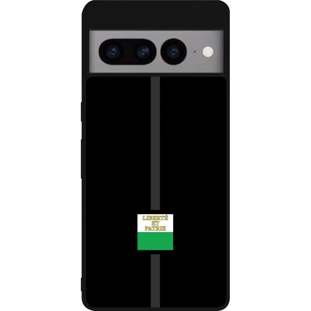 Google Pixel 7 Pro Case Hülle - Silikon schwarz Kanton VD schwarz