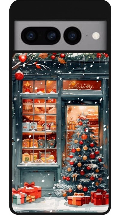 Google Pixel 7 Pro Case Hülle - Silikon schwarz Christmas 25 Xmas Shop