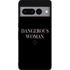 Coque Google Pixel 7 Pro - Silicone rigide noir Dangerous woman