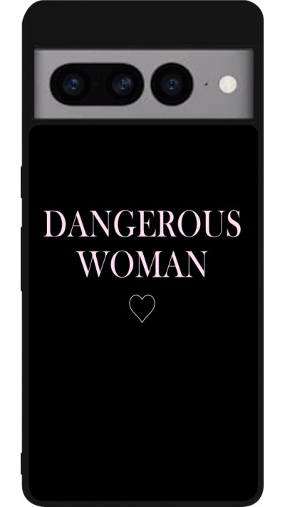 Coque Google Pixel 7 Pro - Silicone rigide noir Dangerous woman