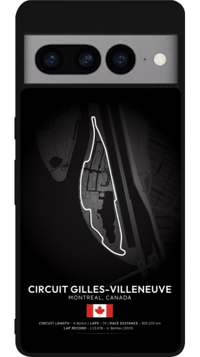 Coque Google Pixel 7 Pro - Silicone rigide noir F1 Track 2025 Canada