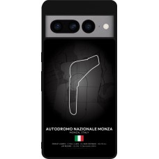 Google Pixel 7 Pro Case Hülle - Silikon schwarz F1 Track 2025 Italy