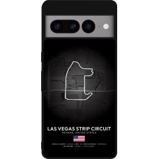 Google Pixel 7 Pro Case Hülle - Silikon schwarz F1 Track 2025 Las Vegas