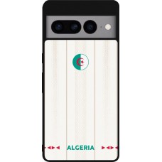 Coque Google Pixel 7 Pro - Silicone rigide noir Maillot de football Algérie 2026 personnalisable