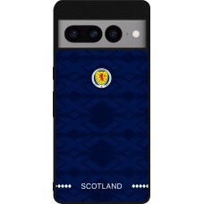 Coque Google Pixel 7 Pro - Silicone rigide noir Maillot de football Ecosse 2026 personnalisable