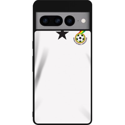 Google Pixel 7 Pro Case Hülle - Silikon schwarz Ghana 2022 personalisierbares Fussballtrikot